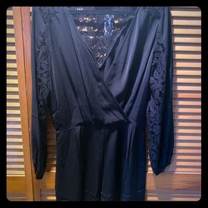 Sugar lips Jenny Lace romper / Black